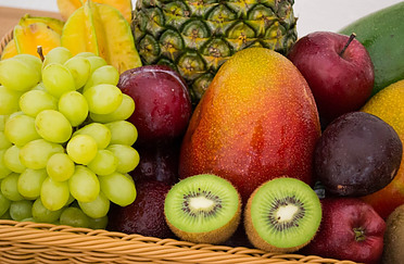 Fruits are rich in fiber