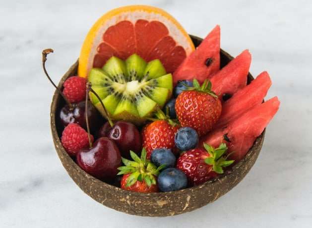 Fruits in a big bowl