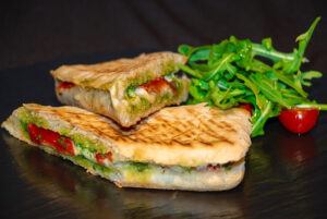Plain Green chutney sandwich